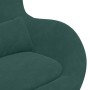 Sillón huevo Verde oscuro 63 x 73 x 90 cm Terciopelo en Sillones | Comprar online en Foru.es