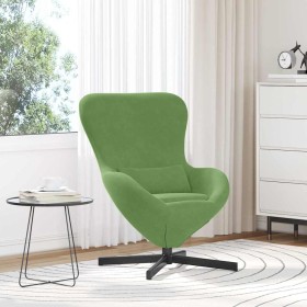 Sillón huevo Verde claro 63 x 73 x 90 cm Terciopelo en Sillones | Comprar online en Foru.es