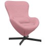 Sillón huevo Rosa 63 x 73 x 90 cm Terciopelo en Sillones | Comprar online en Foru.es