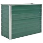 Arriate de jardín de acero galvanizado verde 100x40x77 cm de vidaXL, Maceteros y jardineras - Ref: Foro24-44853, Precio: 42,0...