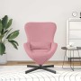 Sillón huevo Rosa 63 x 73 x 90 cm Terciopelo en Sillones | Comprar online en Foru.es