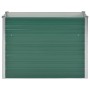 Arriate de jardín de acero galvanizado verde 100x40x77 cm de vidaXL, Maceteros y jardineras - Ref: Foro24-44853, Precio: 42,0...