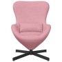 Sillón huevo Rosa 63 x 73 x 90 cm Terciopelo en Sillones | Comprar online en Foru.es