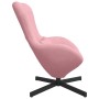 Sillón huevo Rosa 63 x 73 x 90 cm Terciopelo en Sillones | Comprar online en Foru.es