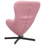 Sillón huevo Rosa 63 x 73 x 90 cm Terciopelo en Sillones | Comprar online en Foru.es
