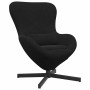 Sillón huevo Negro 63 x 73 x 90 cm Terciopelo en Sillones | Comprar online en Foru.es