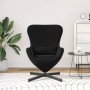 Sillón huevo Negro 63 x 73 x 90 cm Terciopelo en Sillones | Comprar online en Foru.es