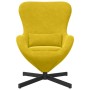 Sillón huevo Amarillo 63 x 73 x 90 cm Terciopelo en Sillones | Comprar online en Foru.es