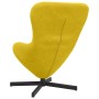 Sillón huevo Amarillo 63 x 73 x 90 cm Terciopelo en Sillones | Comprar online en Foru.es