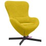 Sillón huevo Amarillo 63 x 73 x 90 cm Terciopelo en Sillones | Comprar online en Foru.es