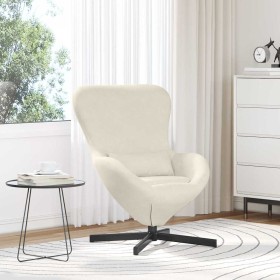 Sillón huevo Crema 63 x 73 x 90 cm Terciopelo en Sillones | Comprar online en Foru.es