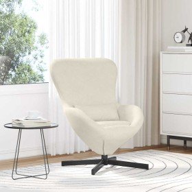 Sillón huevo Crema 63 x 73 x 90 cm Terciopelo en Sillones | Comprar online en Foru.es