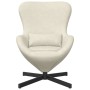 Sillón huevo Crema 63 x 73 x 90 cm Terciopelo en Sillones | Comprar online en Foru.es