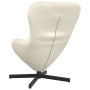 Sillón huevo Crema 63 x 73 x 90 cm Terciopelo en Sillones | Comprar online en Foru.es