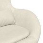 Sillón huevo Crema 63 x 73 x 90 cm Terciopelo en Sillones | Comprar online en Foru.es