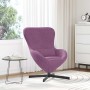 Sillón huevo Morado 63 x 73 x 90 cm Terciopelo en Sillones | Comprar online en Foru.es