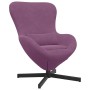 Sillón huevo Morado 63 x 73 x 90 cm Terciopelo en Sillones | Comprar online en Foru.es