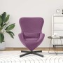 Sillón huevo Morado 63 x 73 x 90 cm Terciopelo en Sillones | Comprar online en Foru.es