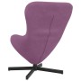 Sillón huevo Morado 63 x 73 x 90 cm Terciopelo en Sillones | Comprar online en Foru.es