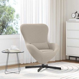 Sillón huevo Gris Claro 63 x 73 x 90 cm tela en Sillones | Comprar online en Foru.es