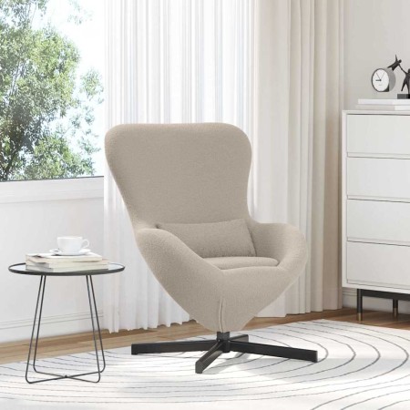 Sillón huevo Gris Claro 63 x 73 x 90 cm tela en Sillones | Comprar online en Foru.es
