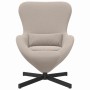 Sillón huevo Gris Claro 63 x 73 x 90 cm tela en Sillones | Comprar online en Foru.es