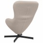 Sillón huevo Gris Claro 63 x 73 x 90 cm tela en Sillones | Comprar online en Foru.es