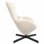 Sillón huevo Crema 63 x 73 x 90 cm tela en Sillones | Comprar online en Foru.es