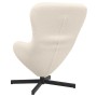 Sillón huevo Crema 63 x 73 x 90 cm tela en Sillones | Comprar online en Foru.es