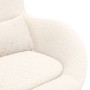 Sillón huevo Crema 63 x 73 x 90 cm tela en Sillones | Comprar online en Foru.es