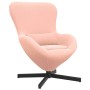 Sillón huevo Rosa 63 x 73 x 90 cm tela en Sillones | Comprar online en Foru.es
