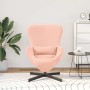 Sillón huevo Rosa 63 x 73 x 90 cm tela en Sillones | Comprar online en Foru.es