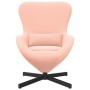 Sillón huevo Rosa 63 x 73 x 90 cm tela en Sillones | Comprar online en Foru.es
