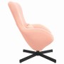 Sillón huevo Rosa 63 x 73 x 90 cm tela en Sillones | Comprar online en Foru.es