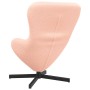 Sillón huevo Rosa 63 x 73 x 90 cm tela en Sillones | Comprar online en Foru.es