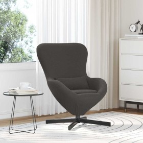 Sillón huevo Gris oscuro 63 x 73 x 90 cm tela en Sillones | Comprar online en Foru.es