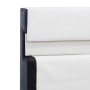 Estructura de cama con LED cuero sintético blanco 140x200 cm de vidaXL, Camas y somieres - Ref: Foro24-280299, Precio: 167,36...