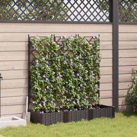 Macetero de Jardín 3 pcs Marrón 120 x 40 x 125,5 cm Acero en Macetas y jardineras | Comprar online en Foru.es