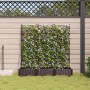Macetero de Jardín 3 pcs Marrón 120 x 40 x 125,5 cm Acero en Macetas y jardineras | Comprar online en Foru.es