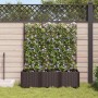 Macetero de Jardín 3 pcs Marrón 120 x 40 x 143 cm Acero en Macetas y jardineras | Comprar online en Foru.es