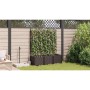 Macetero de Jardín 3 pcs Marrón 120 x 40 x 143 cm Acero en Macetas y jardineras | Comprar online en Foru.es