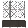 Macetero de Jardín 3 pcs Marrón 120 x 40 x 143 cm Acero en Macetas y jardineras | Comprar online en Foru.es