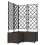 Macetero de Jardín 3 pcs Marrón 80 x 80 x 143 cm Acero en Macetas y jardineras | Comprar online en Foru.es