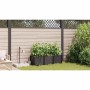 Macetero de Jardín 3 pcs Marrón Acero en Macetas y jardineras | Comprar online en Foru.es