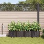 Macetero de Jardín 4 pcs Marrón Acero en Macetas y jardineras | Comprar online en Foru.es