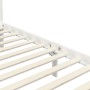 Estructura cama con dosel madera maciza pino blanco 90x200 cm de vidaXL, Camas y somieres - Ref: Foro24-283262, Precio: 169,0...