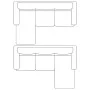 Sofá modular de 3 plazas de cuero artificial negro de vidaXL, Sofás - Ref: Foro24-241979, Precio: 457,08 €, Descuento: %