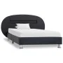 Estructura de cama con LED cuero sintético negro 90x200 cm de vidaXL, Camas y somieres - Ref: Foro24-285426, Precio: 188,57 €...