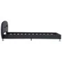 Estructura de cama con LED cuero sintético negro 90x200 cm de vidaXL, Camas y somieres - Ref: Foro24-285426, Precio: 188,57 €...