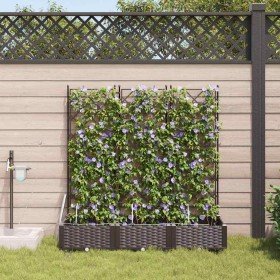 Macetero de Jardín 3 pcs Marrón Acero en Macetas y jardineras | Comprar online en Foru.es